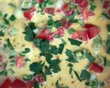 A picture of step 3 of Omelette Masala.