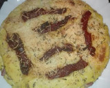 Foto del paso 4 de la receta: Pastel de pizza de pan de molde jugosa en la olla GM g