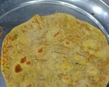 A picture of step 2 of Sattu Powder Cheese Pizza (Desi style).