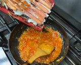 Hình bước làm 4 của món Cua tuyết xào cay 🦀