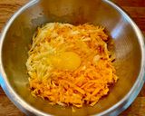 Une image de l'étape 1 de Rösti de courge butternut.