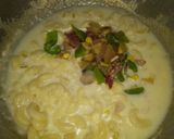 A picture of step 4 of White sauce pasta.