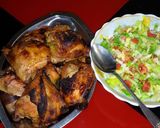صورة لخطوة 4 من وصفة 🌹 افخاذ دجاج مشويه بالفرن 🍗🌹🐔