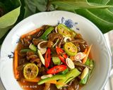 Hình bước làm 4 của món Tảo Xoắn Sốt Thái Chay