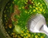 A picture of step 3 of Corn palak rice.