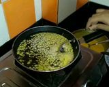 A picture of step 4 of Mango motichur ladoo.
