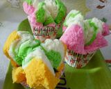 Foto langkah ke 8 dari resep Bolu Kukus Soda Mekar Cantik.