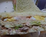 A picture of step 4 of Club sandwich.