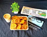A picture of step 7 of Moong Dal Methi Masala Lachha Mathri - Tea Time Snacks.