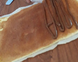 Foto del paso 5 de la receta: Pionono relleno de dulce de leche, decorado con crema chantilly