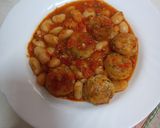 Foto del paso 9 de la receta: Guiso de judiones con albóndigas de secreto ibérico