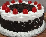 A picture of step 5 of Black Forest Cake.