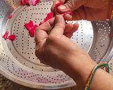 A picture of step 1 of 🌹 Rose Syrup, Gulkand, Rose Water and Dry Rose Petals 🌹(Using Mishri).