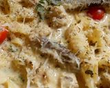 Foto langkah ke 5 dari resep Creamy Chicken and Mushrooms Penne.