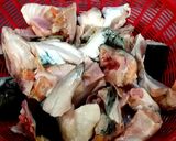 A picture of step 2 of Southern Thai Sour Curry with Salmon Head and Pickled Bamboo Shoots.