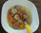 Foto langkah ke 5 dari resep Sop Makaroni Sosis baso.