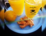 A picture of step 1 of Orange ginger.