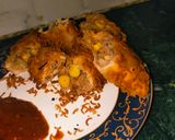 A picture of step 1 of Veg roll.