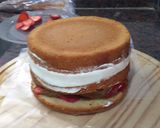 Foto del paso 6 de la receta: Torta chocolate y frutillas. Grace
