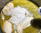 A picture of step 1 of Canadian Bacon and Ranch Pasta.