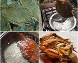 Foto del paso 1 de la receta Arroz de Galeras y Alcachofas en fuego de leña