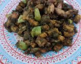 Foto langkah ke 5 dari resep Tempe Cumi Asin Cabe Ijo.