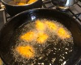 A picture of step 2 of Bread fritters (bhajiyas).