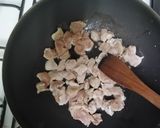 A picture of step 2 of Chicken Fried Rice.