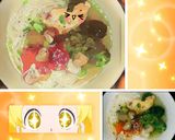 Hình bước làm 6 của món Bún nước lèo rau củ thịt gà