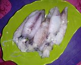 Foto langkah ke 2 dari resep Cumi hitam segar.