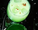 A picture of step 6 of Elaichi ka sharbat💚🍸.