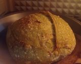 Foto langkah ke 21 dari resep Pandan Chili Flakes Cheese Sourdough Bread (Open Bake Method).