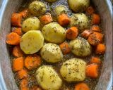 A picture of step 1 of Roast Beef with veg my way.