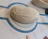 A picture of step 5 of Sourdough Bread x 2, Black Treacle & Rapeseed Oil, 71% Hydration. Workers schedule plus 6 x ciabatta.