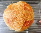 Hình bước làm 4 của món Rustic bread (bánh mì thô nướng nồi gang)