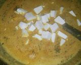 A picture of step 6 of Shahi paneer.