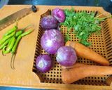A picture of step 2 of Onion Carrot Dosa.
