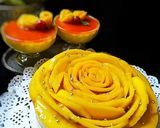 A picture of step 13 of Mango Rose Cheese Cake.