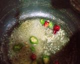 A picture of step 2 of Chicken Chilli Gravy with Egg Fried Rice!.