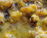 A picture of step 3 of Gobhi manchurian.