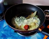 A picture of step 3 of Jhinga or Prawn Malai Curry (Jhinga Masala).