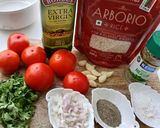 A picture of step 1 of Mediterranean Style Stuffed Tomatoes.