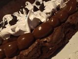 Mini Brownie con Dulce de leche y merengue