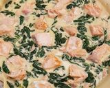 Une image de l'étape 5 de °Tarte aux épinards et saumon°.
