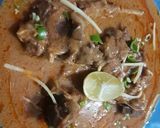 A picture of step 4 of Mutton nihari with home made nihari masala.