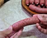 Foto langkah ke 8 dari resep Homemade Chicken Bratwurst.