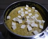 A picture of step 5 of Nawabi paneer curry.
