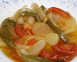 Foto del paso 2 de la receta Patatas con multiverduras al horno