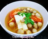 Hình bước làm 2 của món Canh bún tàu chay