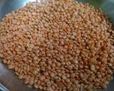 A picture of step 1 of Dal peethi.